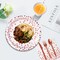 Nkaiso Paper Plates and Napkins Set, 193 Pieces Rose Gold Party Supplies Includes Paper Plates Cups Napkins Straws and Cutlery for Birthday Wedding Holidays Parties Decorations-24 Guests
